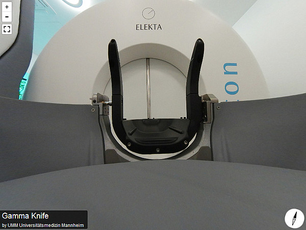 Gamma Knife in 360° Ansicht - Klicken Sie zum Öffnen des Panoramas