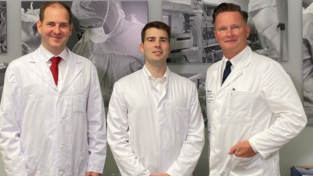 Drei Ärzte der Klinik für Urologie und Urochirurgie